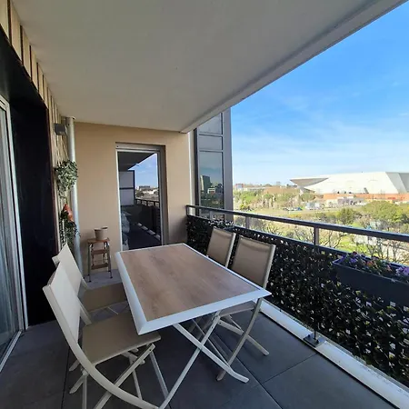 T2 Lumineux Avec Terrasse Vue Zenith - Parking Inclus 아파트 *